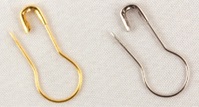 [ÇENGELLİ.016] ERKAN ARMUT ANTİK NİKEL ÇENGELLİ İĞNE 18 MM (1.000